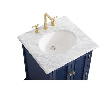 Elegant Bathroom Vanity - Blue, L 24" (VF30524BL)