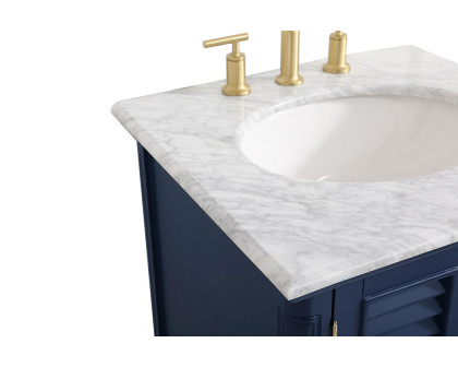 Elegant Bathroom Vanity - Blue, L 24" (VF30524BL)