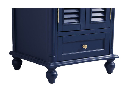 Elegant Bathroom Vanity - Blue, L 24" (VF30524BL)