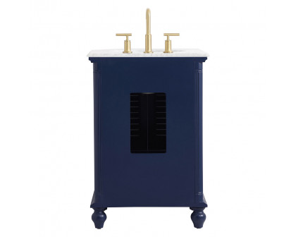 Elegant Bathroom Vanity - Blue, L 24" (VF30524BL)