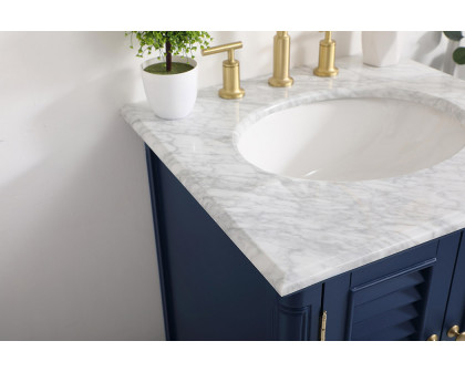 Elegant Bathroom Vanity - Blue, L 24" (VF30524BL)