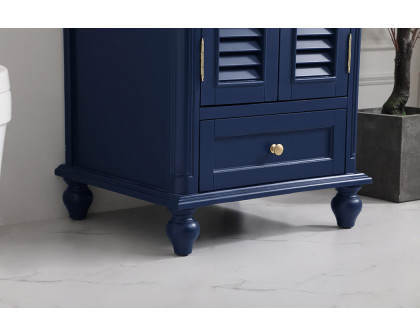 Elegant Bathroom Vanity - Blue, L 24" (VF30524BL)