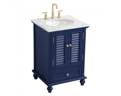 Elegant Bathroom Vanity - Blue, L 24" (VF30524BL)