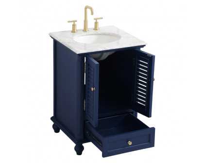 Elegant Bathroom Vanity - Blue, L 24" (VF30524BL)