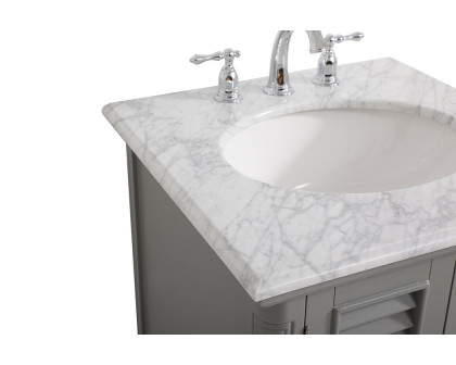 Elegant Bathroom Vanity - Gray, L 24" (VF30524GR)