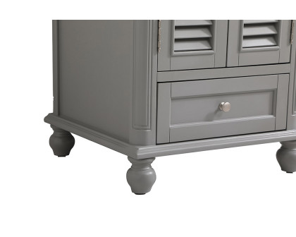 Elegant Bathroom Vanity - Gray, L 24" (VF30524GR)