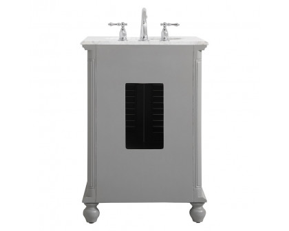 Elegant Bathroom Vanity - Gray, L 24" (VF30524GR)