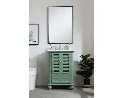 Elegant Bathroom Vanity - Vintage Mint, L 24" (VF30524VM)