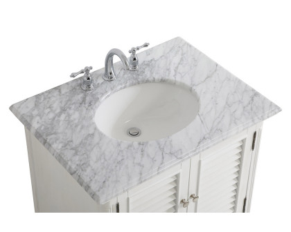 Elegant Bathroom Vanity - Antique White, L 30" (VF30530AW)