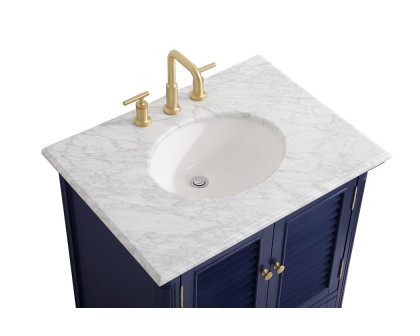 Elegant Bathroom Vanity - Blue, L 30" (VF30530BL)