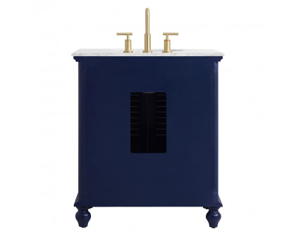 Elegant Bathroom Vanity - Blue, L 30" (VF30530BL)