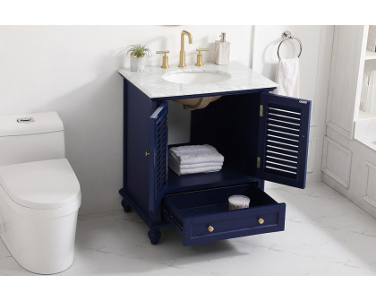 Elegant Bathroom Vanity - Blue, L 30" (VF30530BL)