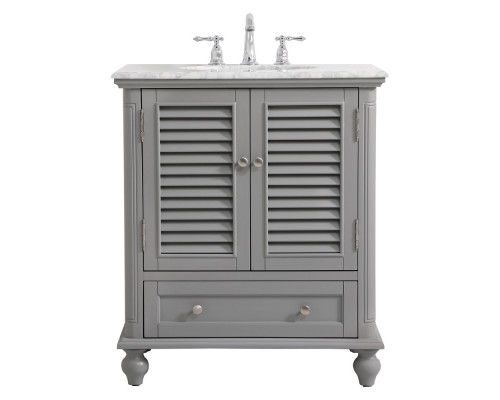 Elegant Bathroom Vanity - Gray, L 30" (VF30530GR)