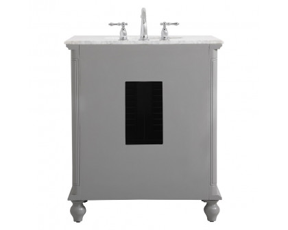 Elegant Bathroom Vanity - Gray, L 30" (VF30530GR)