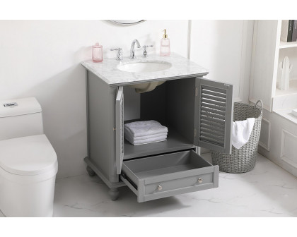 Elegant Bathroom Vanity - Gray, L 30" (VF30530GR)