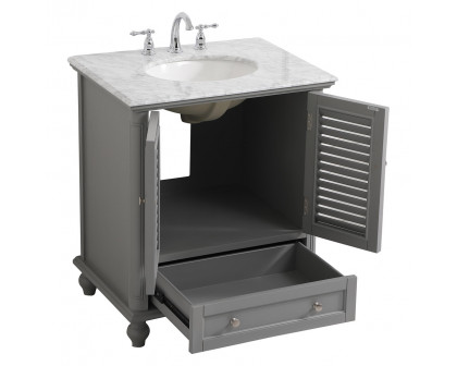 Elegant Bathroom Vanity - Gray, L 30" (VF30530GR)