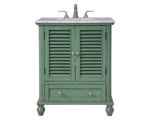 Elegant Bathroom Vanity - Vintage Mint, L 30" (VF30530VM)