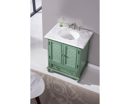 Elegant Bathroom Vanity - Vintage Mint, L 30" (VF30530VM)