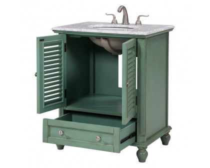 Elegant Bathroom Vanity - Vintage Mint, L 30" (VF30530VM)