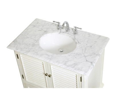 Elegant Bathroom Vanity - Antique White, L 36" (VF30536AW)