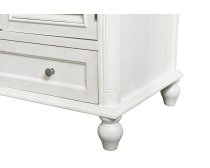 Elegant Bathroom Vanity - Antique White, L 36" (VF30536AW)