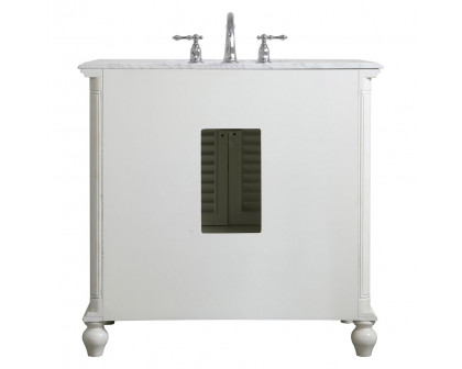 Elegant Bathroom Vanity - Antique White, L 36" (VF30536AW)