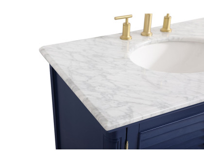 Elegant Bathroom Vanity - Blue, L 36" (VF30536BL)