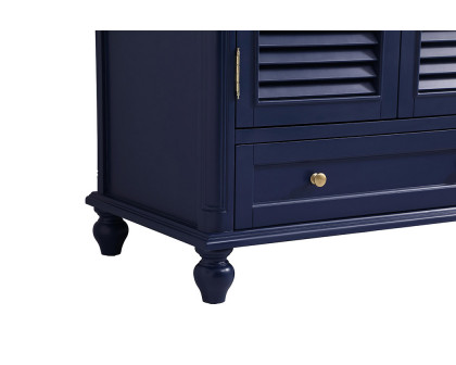 Elegant Bathroom Vanity - Blue, L 36" (VF30536BL)