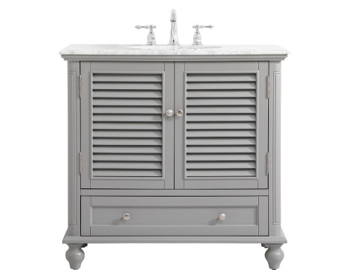 Elegant Bathroom Vanity - Gray, L 36" (VF30536GR)