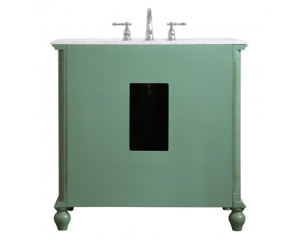 Elegant Bathroom Vanity - Vintage Mint, L 36" (VF30536VM)