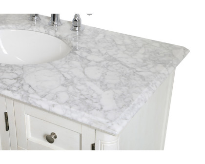 Elegant Bathroom Vanity - Antique White (VF30542AW)