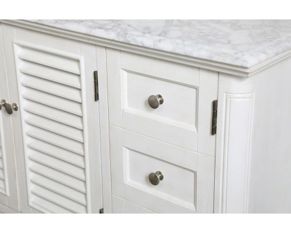 Elegant Bathroom Vanity - Antique White (VF30542AW)