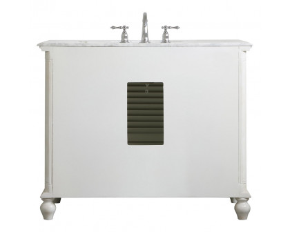 Elegant Bathroom Vanity - Antique White (VF30542AW)