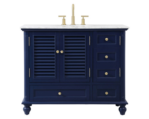 Elegant Bathroom Vanity - Blue (VF30542BL)