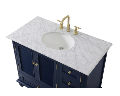 Elegant Bathroom Vanity - Blue (VF30542BL)