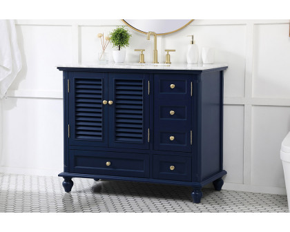 Elegant Bathroom Vanity - Blue (VF30542BL)