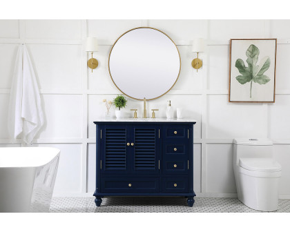 Elegant Bathroom Vanity - Blue (VF30542BL)