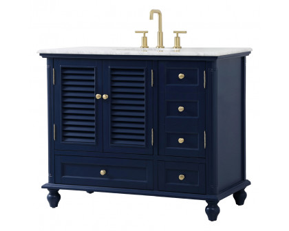 Elegant Bathroom Vanity - Blue (VF30542BL)