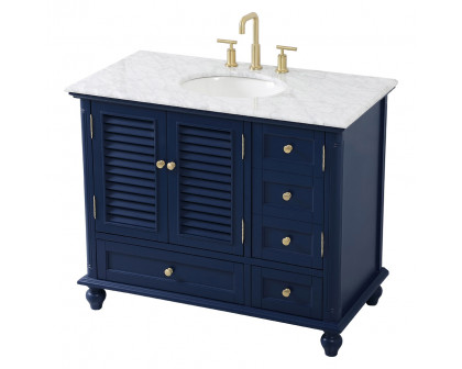 Elegant Bathroom Vanity - Blue (VF30542BL)