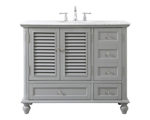 Elegant Bathroom Vanity - Gray (VF30542GR)