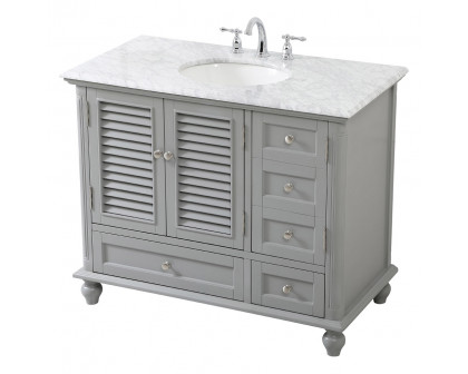 Elegant Bathroom Vanity - Gray (VF30542GR)