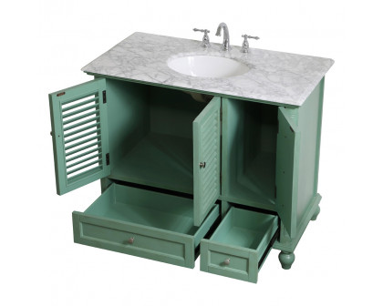 Elegant Bathroom Vanity - Vintage Mint (VF30542VM)