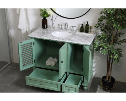 Elegant Bathroom Vanity - Vintage Mint (VF30542VM)