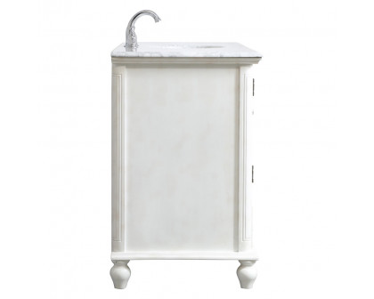 Elegant Bathroom Vanity - Antique White (VF30548AW)