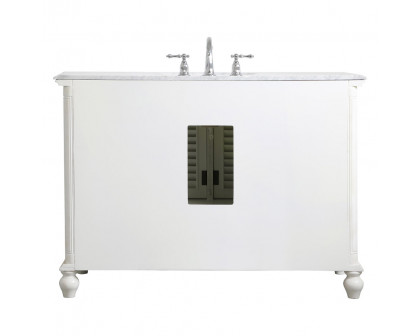 Elegant Bathroom Vanity - Antique White (VF30548AW)