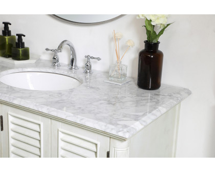 Elegant Bathroom Vanity - Antique White (VF30548AW)