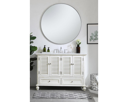 Elegant Bathroom Vanity - Antique White (VF30548AW)