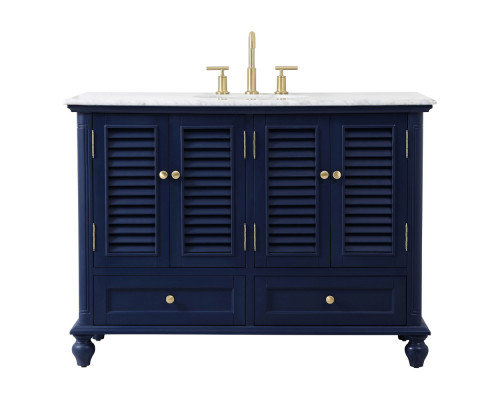 Elegant Bathroom Vanity - Blue (VF30548BL)