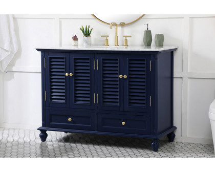 Elegant Bathroom Vanity - Blue (VF30548BL)