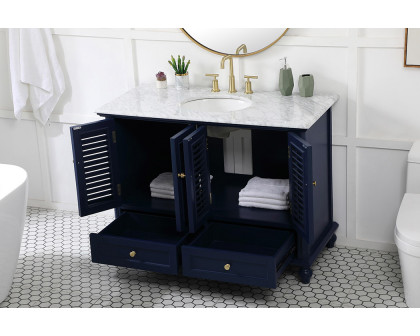 Elegant Bathroom Vanity - Blue (VF30548BL)